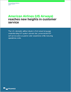 American Airlines case study icon Call Routing IVR Software Nuance