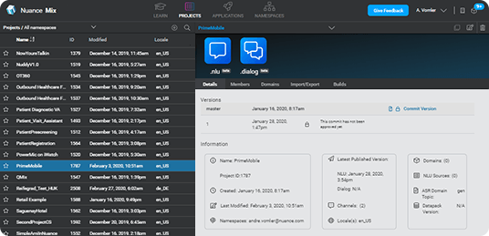 Organize projects dashboard screenshot Organize projects dashboard screenshot